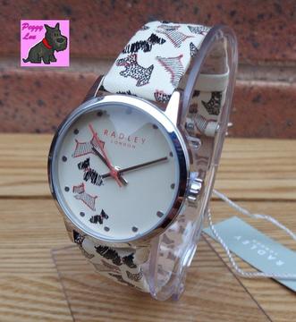 Radley RY2367 Ladies ‘Fleet Street’ Cream Leather Strap Watch – New - RRP £75