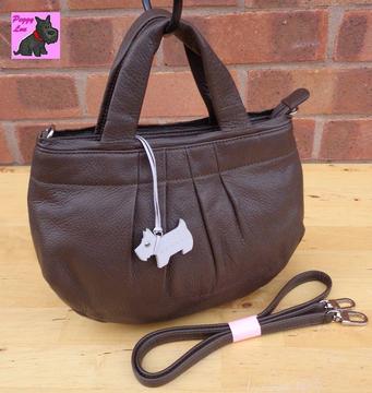 RADLEY - 'Petticoat Lane' Small Brown Leather Multiway Bag *Excellent Condition
