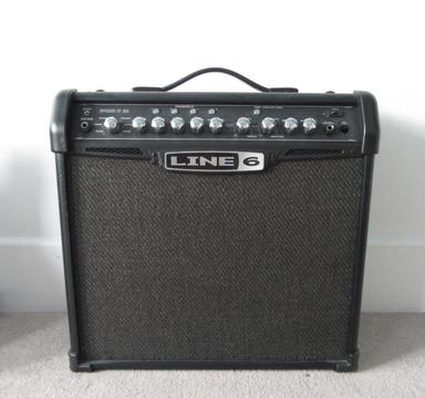 LINE 6 SPIDER IV 30 GUITAR AMP WITH POWER LEAD - GOOD CONDITION