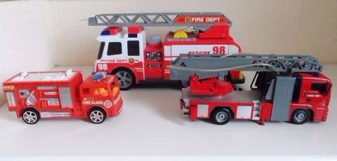 Fireman car toys bundle