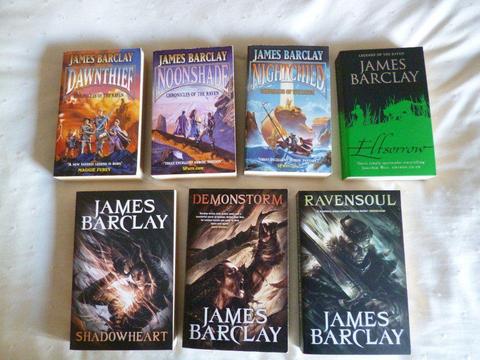 7 Fantasy Books - Raven Chronicles & Raven Legends Series by James Barclay
