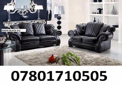 diana new release 3+2 sofa set leather as in pic 5 sets only BRAND NEW