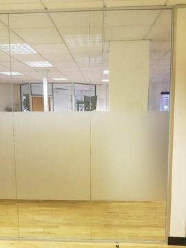 Glass Partition Panels with Frosted Section - w.84-84.5cm x h.250cm