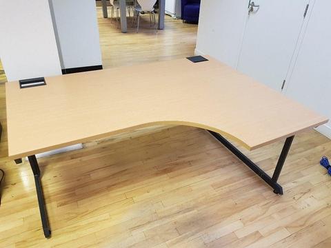 L-Shaped Office Desks – w.120cm x l.160cm x h.72cm