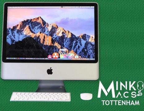 APPLE iMac 24' CORE 2 DUO 2.66Ghz 4GB RAM 640GB HDD MINKOS MACS TOTTENHAM WARRANTY