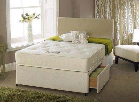 **100% GUARANTEED PRICE!**BRANDNEW-Kingsize Bed/Double/Single Bed With Crown Orthopaedic Mattress