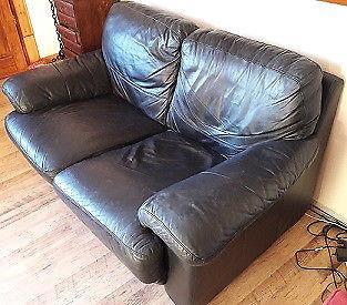 Free 2 Seater Leather Sofa