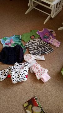 FREE small bundle baby girls clothes 6-9 months