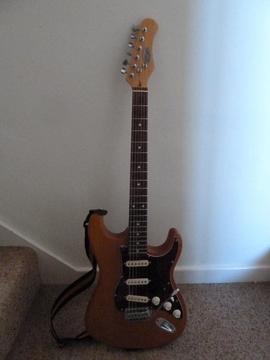 Stagg NS300 full size Strat style guitar properly set up