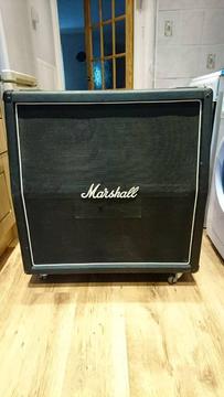 Vintage 1978 Marshall 1960a angled 300 watt 4x12 cab. Electric guitar