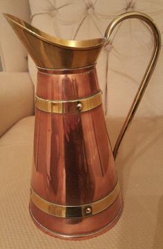Beautiful Antique Copper and Brass jug - Fantastic Condition