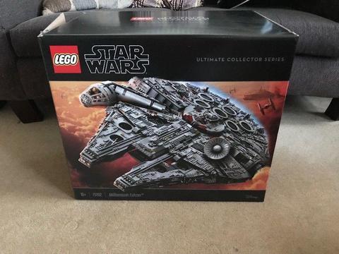 Lego 75192 Millennium Falcon Ultimate Collection Series USC, collectible, rare, limited, sold out!