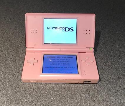 Nintendo Ds lite Console in pink