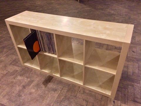 Original Ikea Expedit Storage Shelves Shelving Unit. 2 x 4 Birch. Vinyl Book CD