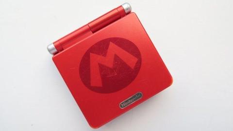 GameBoy Advance SP - Mario Edition (No charger)