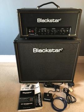 Blackstar HT STUDIO 20H and HTV-112 Cabinet. Guitar Amplifier