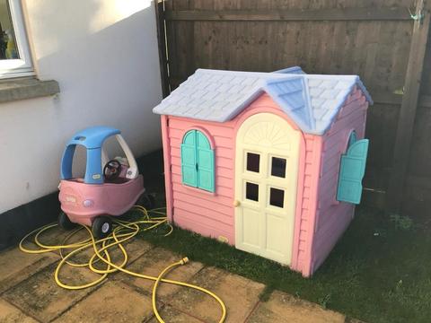 Little tikes Wendy house and car