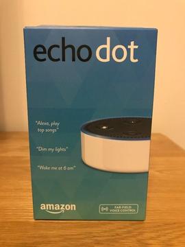 ** Amazon Echo Dot - White - 2nd Generation - NEW **