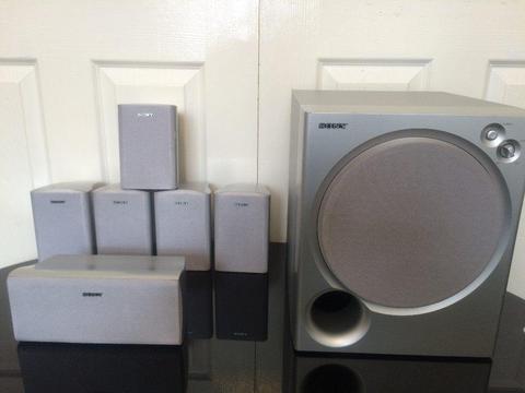 SONY SA-WMSP76, 6.1 HOME CINEMA SPEAKERS, FULLY WORKING, IMMACULATE CONDITION, LOUD & CLEAR SOUND