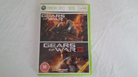 XBOX 360 Game Gears of War 1 & 2