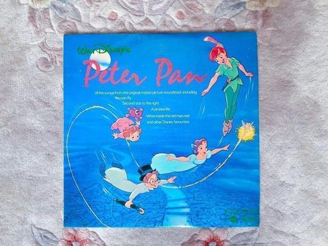 Walt Disney's Peter Pan Vinyl Record RARE Soundtrack Collectible Collectors 12 inch 1968 Mono LP