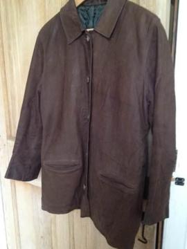 preloved womens Boden nubuck leather jacket size 12
