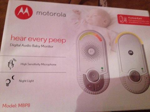 Motorola plug in baby monitors brand new in box