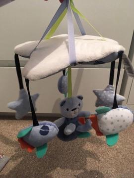 Mothercare space dreamer lullaby cot mobile