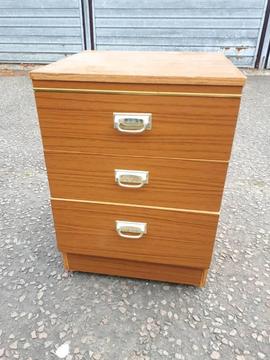 Bedside set of drawers, delivery available