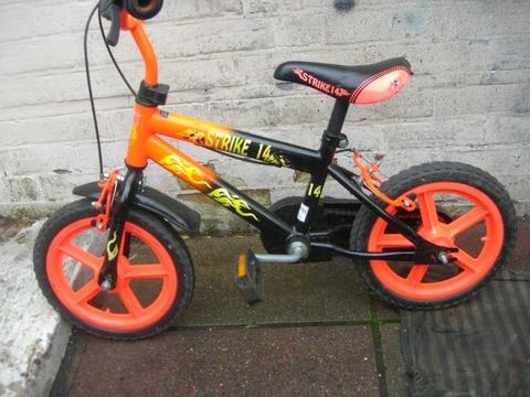 14 INCHES WHEELS KIDS STRIKE BIKE FOR SALE(FOR 2 AND 5 AGE)
