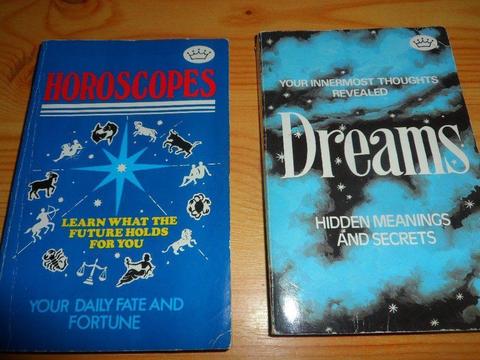 2 books horoscopes and dreams both for 50p