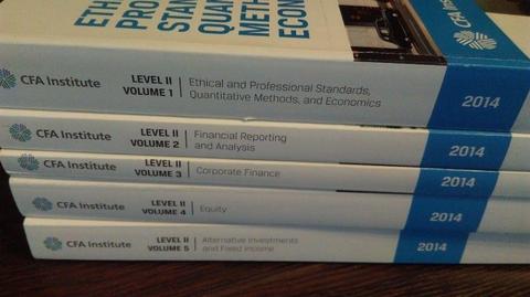 2014 level 2 cfa institute books (exc. Derivatives)