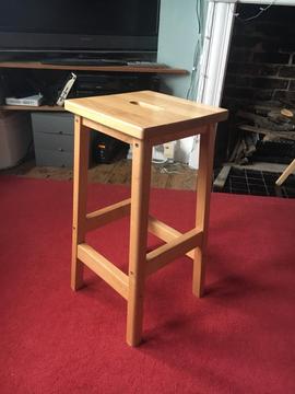 Wooden stools x2