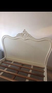 Shabby chic bed frame