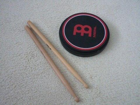 practice pad drum kit with drumsticks