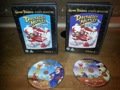 Dastardly & Muttley Volumes 1 & 2 DVD Box Sets (84#)