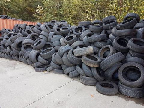FREE USED CAR TYRES ( not for road use )