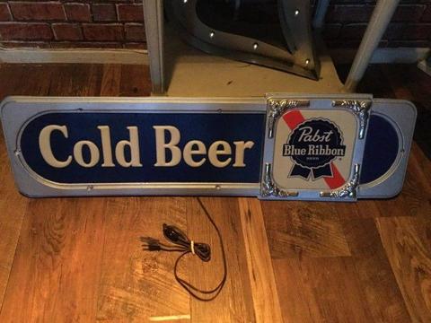 LIGHT UP BEER SIGN £30
