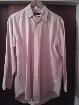 Ralph Lauren Pink Casual Oxford Shirt - Large
