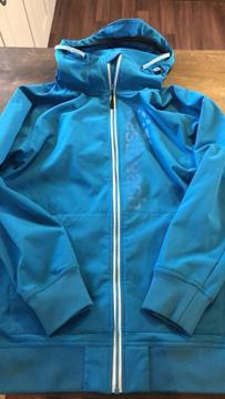 Men’s westbeach blue hooded coat large