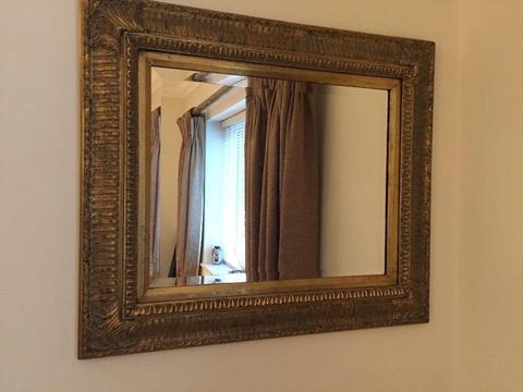 Beautiful Gold Wall Mirror with Lovely Detailing