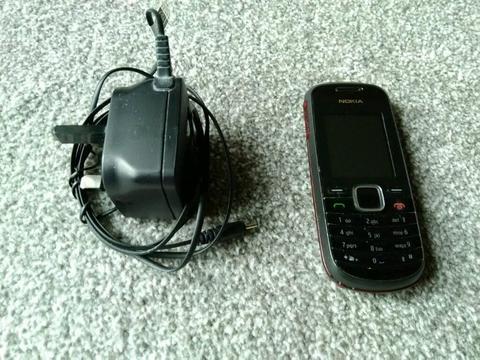 Nokia mobile phone and charger