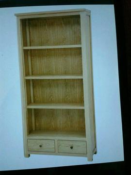 Tall Solid Wood Bookcase from Halo Plum Range £150.00
