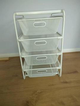 IKEA storage drawers. Perfect for organice