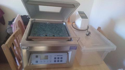 Multivac C100 Vacuum Packing Machine and Chef Sous Vide for sale