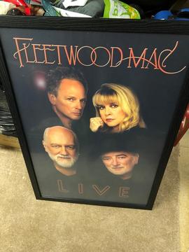 Fleetwood Mac live framed print new