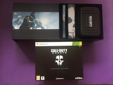Xbox360 call of duty ghosts prestige edition infinity ward been open but never been used