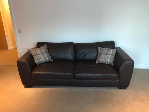 Italian Leather large couch