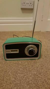 Polaroid Blue Retro DAB Radio