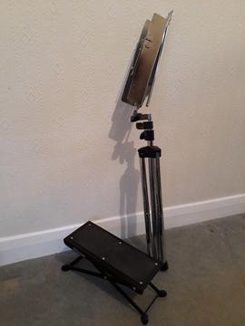Music Stand with Footrest and 6 Guitar books